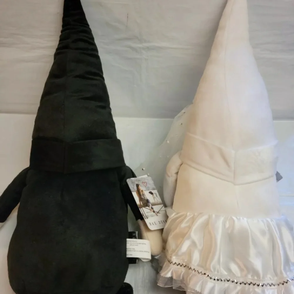 Rae Dunn Wedding Gnome Beanie Plush 20" Mr & Mrs Bride Groom Decoration Gift - Picture 2 of 8